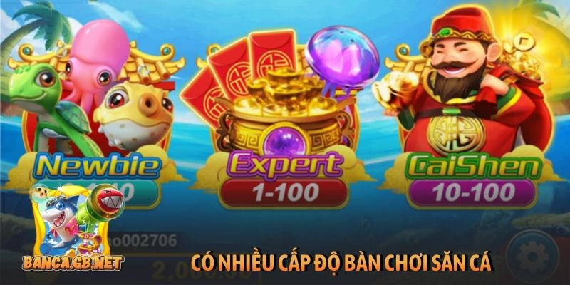 Top 10 Game Bắn Cá Đổi Thưởng Uy Tín Nhất 2026 (Nạp Rút 1:1) 31 Có nhiều cấp độ bàn chơi săn cá